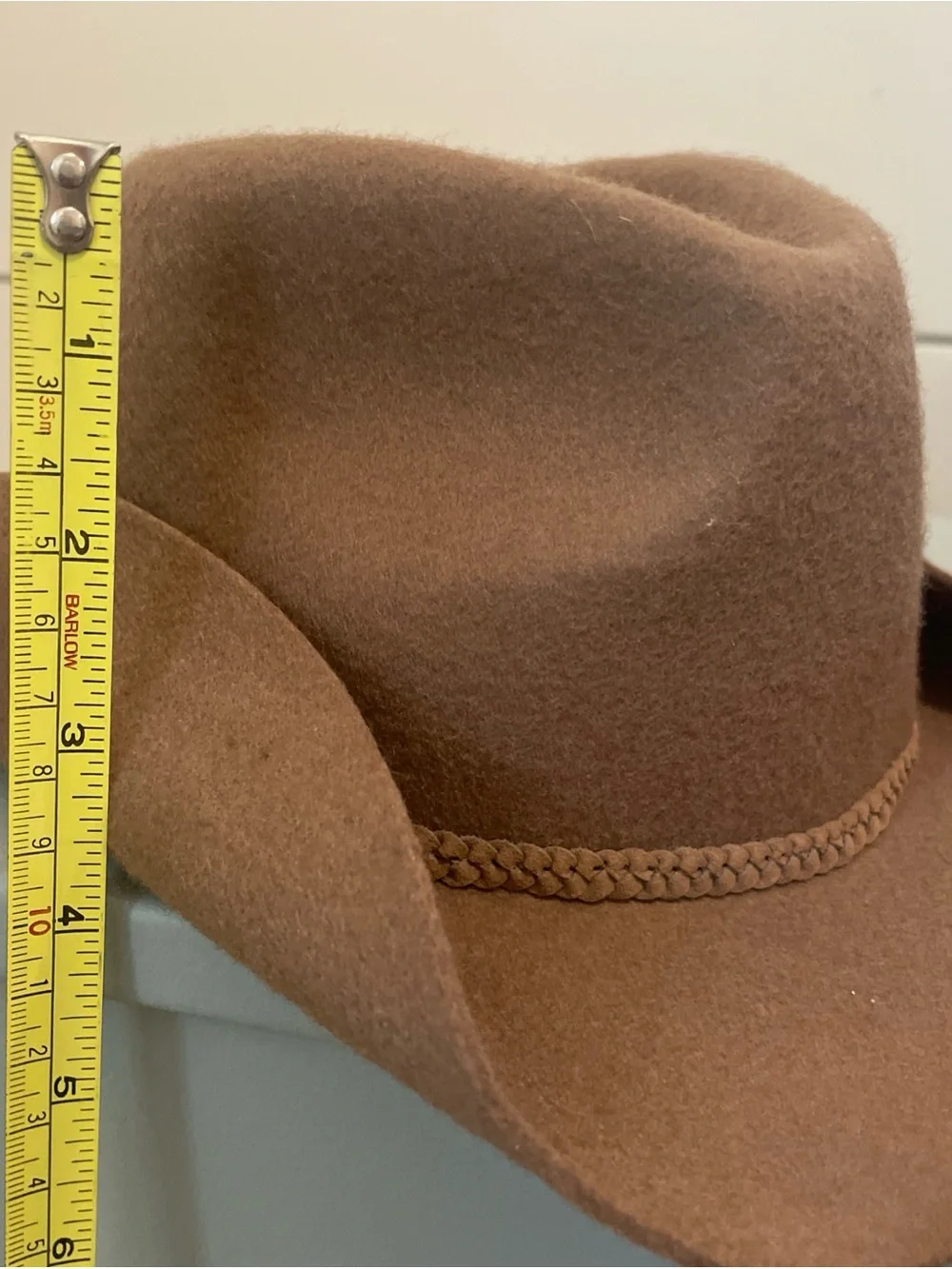 Vintage Baby Gymboree Classic light Brown Wool Felt Cowboy Hat